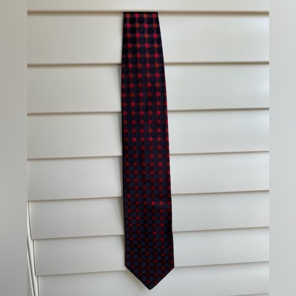 Boss Red and black neck tie polkadots - Picture 8 of 8